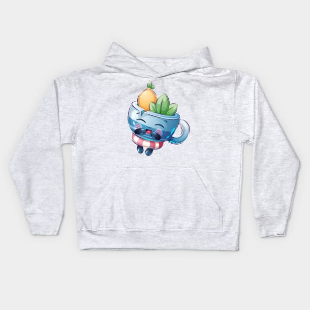 Funny Cup Concept Art Kids Hoodie by GiftsRepublic